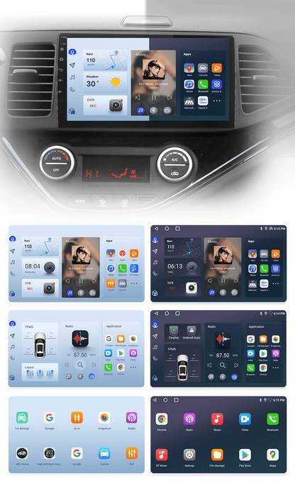 Radio do KIA Morning Picanto 2011 - 2016 | Bezprzewodowy CarPlay i Android Auto - Multigenus