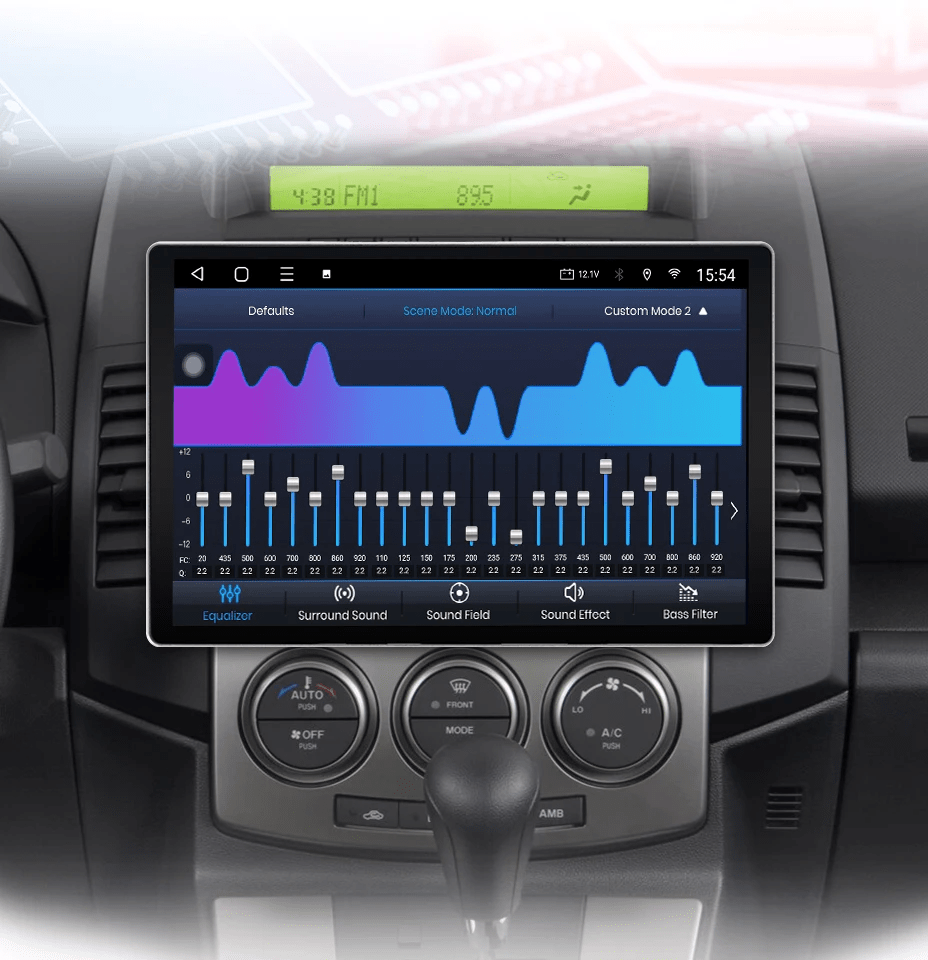 Radio do Mazda 5 od 2005 - 2010 z AI Voice, Bezprzewodowym CarPlay i Android Auto - Multigenus