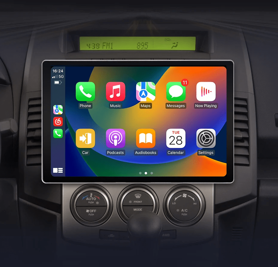 Radio do Mazda 5 od 2005 - 2010 z AI Voice, Bezprzewodowym CarPlay i Android Auto - Multigenus