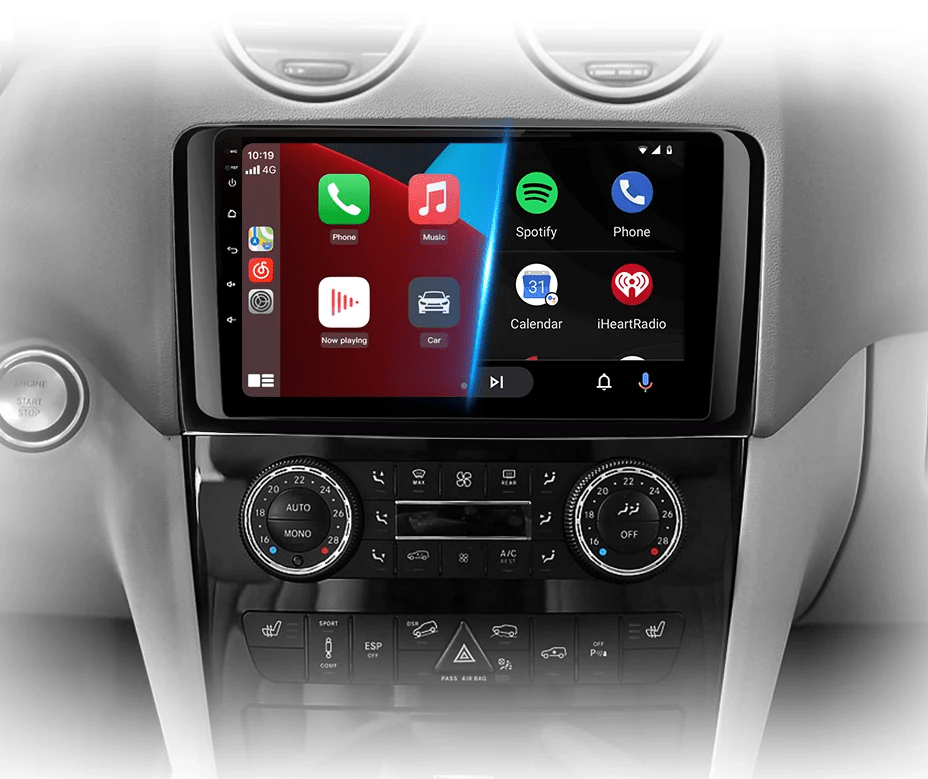 Radio do Mercedesa Benz ML W164 i Klasy GL X164 – Bezprzewodowe CarPlay i Android Auto - Multigenus