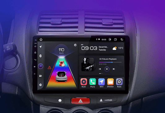 Radio do Mitsubishi ASX 2010 - 2016 | Bezprzewodowy CarPlay i Android Auto - Multigenus