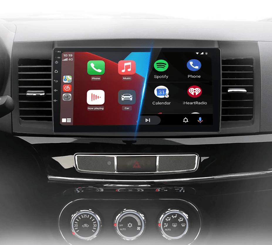 Radio do Mitsubishi Lancer 2007 - 2013 – Bezprzewodowe CarPlay i Android Auto, Inteligentne Systemy - Multigenus