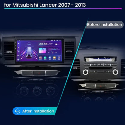 Radio do Mitsubishi Lancer 2007 - 2013 – Bezprzewodowe CarPlay i Android Auto, Inteligentne Systemy - Multigenus