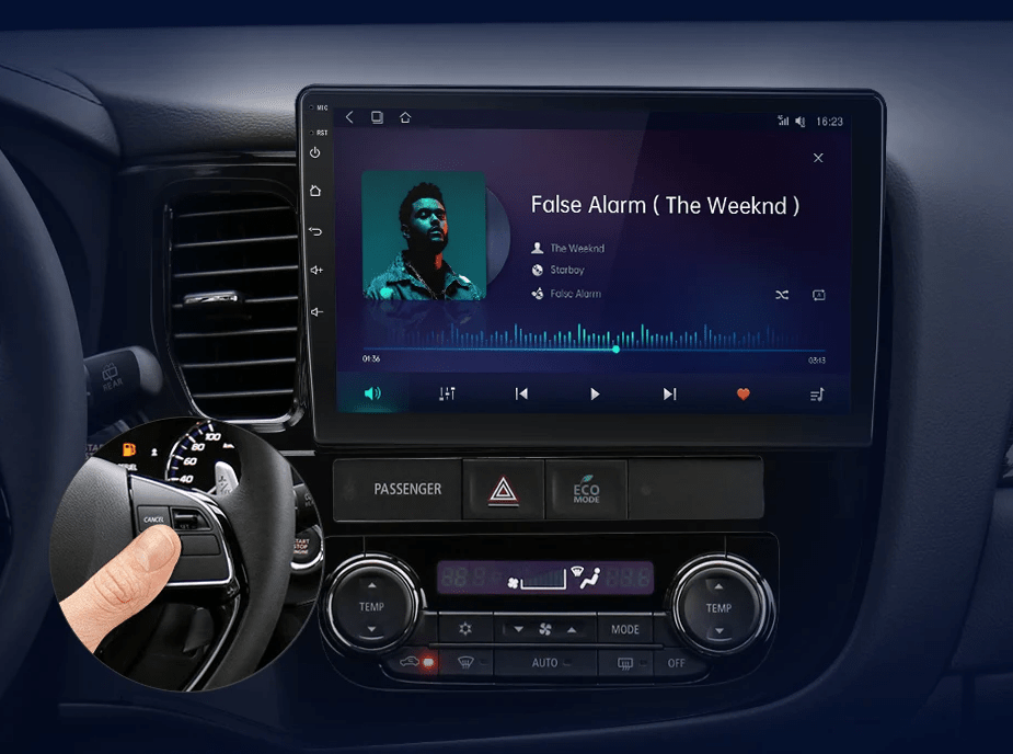 Radio do Mitsubishi Outlander 3 od 2012 - 2018 AI Voice Android Auto Kompatybilne z CarPlay - Multigenus