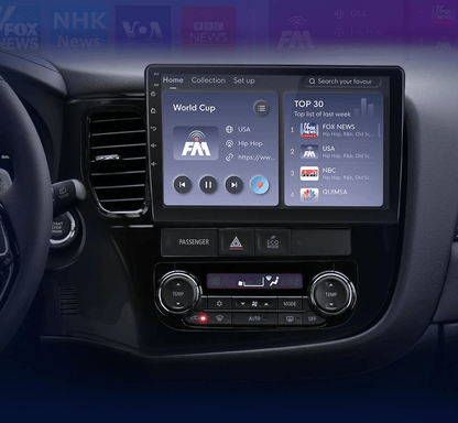 Radio do Mitsubishi Outlander 3 od 2012 - 2018 AI Voice Android Auto Kompatybilne z CarPlay - Multigenus