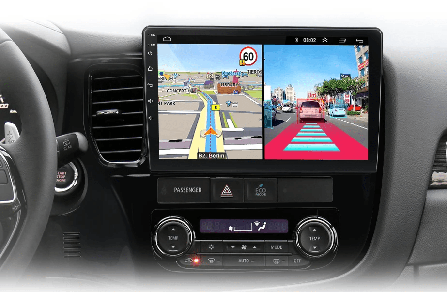 Radio do Mitsubishi Outlander 3 od 2012 - 2018 AI Voice Android Auto Kompatybilne z CarPlay - Multigenus