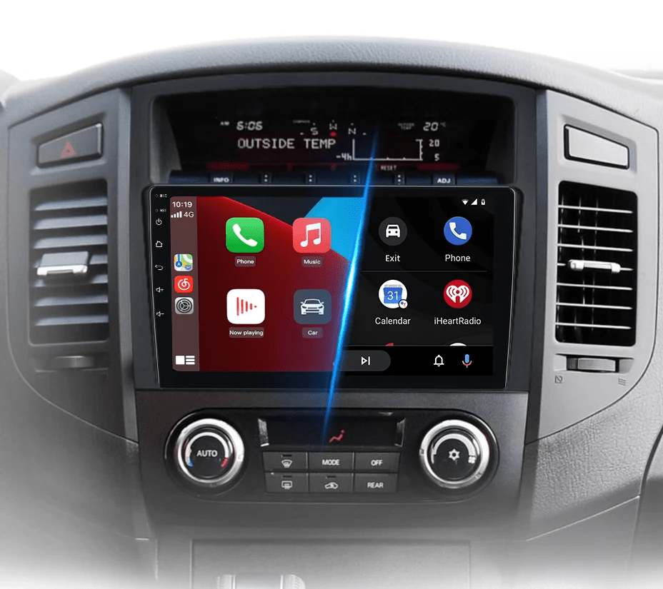 Radio do Mitsubishi Pajero 4 V80 V90 od 2006 - 2014 | CarPlay i Android Auto | Ekran dotykowy - Multigenus