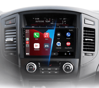 Radio do Mitsubishi Pajero 4 V80 V90 od 2006 - 2014 | CarPlay i Android Auto | Ekran dotykowy - Multigenus