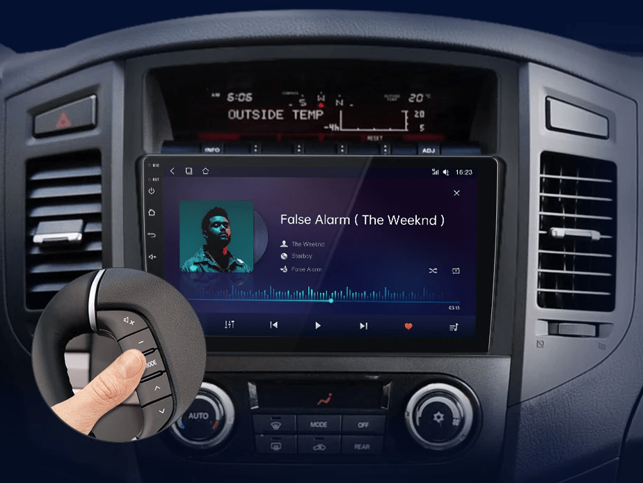 Radio do Mitsubishi Pajero 4 V80 V90 od 2006 - 2014 | CarPlay i Android Auto | Ekran dotykowy - Multigenus