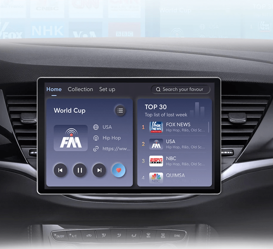 Radio do Opel Astra K 2015 - 2019 Bezprzewodowe CarPlay i Android Auto - Multigenus