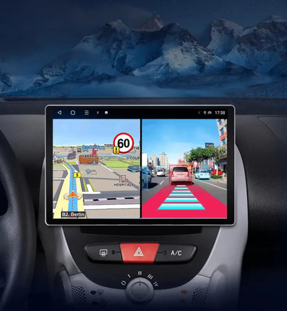 Radio do Peugeot 107, Toyota Aygo, Citroen C1 od 2005 Multimedia z CarPlay i Android Auto - Multigenus