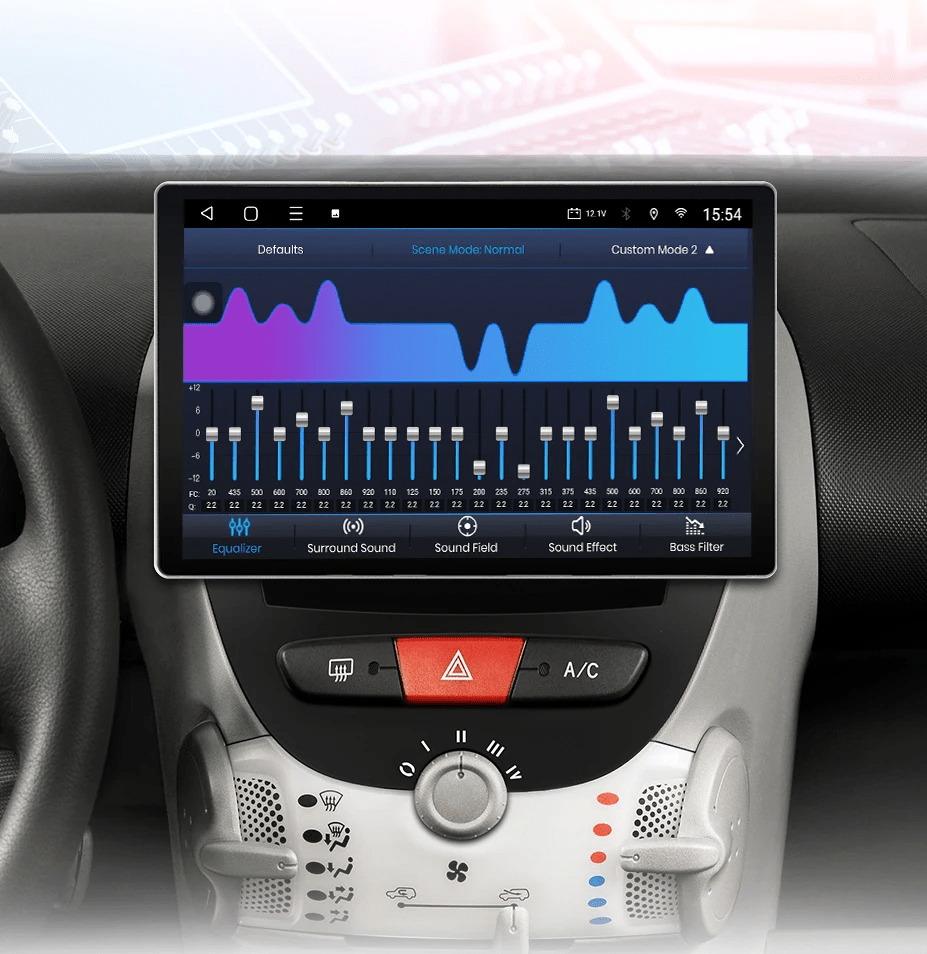 Radio do Peugeot 107, Toyota Aygo, Citroen C1 od 2005 Multimedia z CarPlay i Android Auto - Multigenus