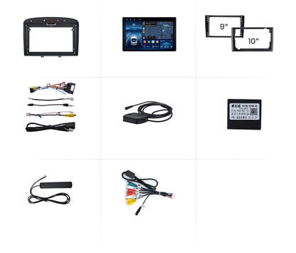 Radio do Peugeot 308 308SW 408 od 2012 - 2020 z Bezprzewodowym CarPlay i Android Auto - Multigenus