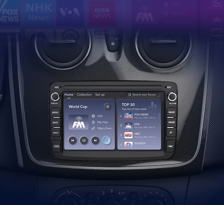 Radio do Renault Dacia Duster, Sandero, Captur, Xray, Logan 2, Symbol i Dokker z Bezprzewodowym CarPlay i Android Auto - Multigenus