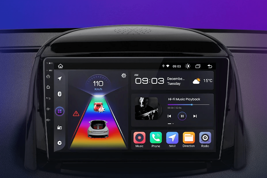 Radio do Renault Koleos 2008 - 2016 – Bezprzewodowy CarPlay i Android Auto - Multigenus