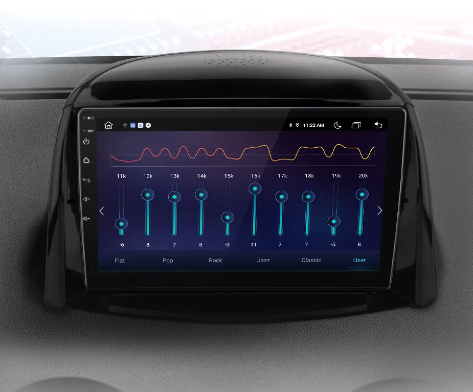 Radio do Renault Koleos 2008 - 2016 – Bezprzewodowy CarPlay i Android Auto - Multigenus