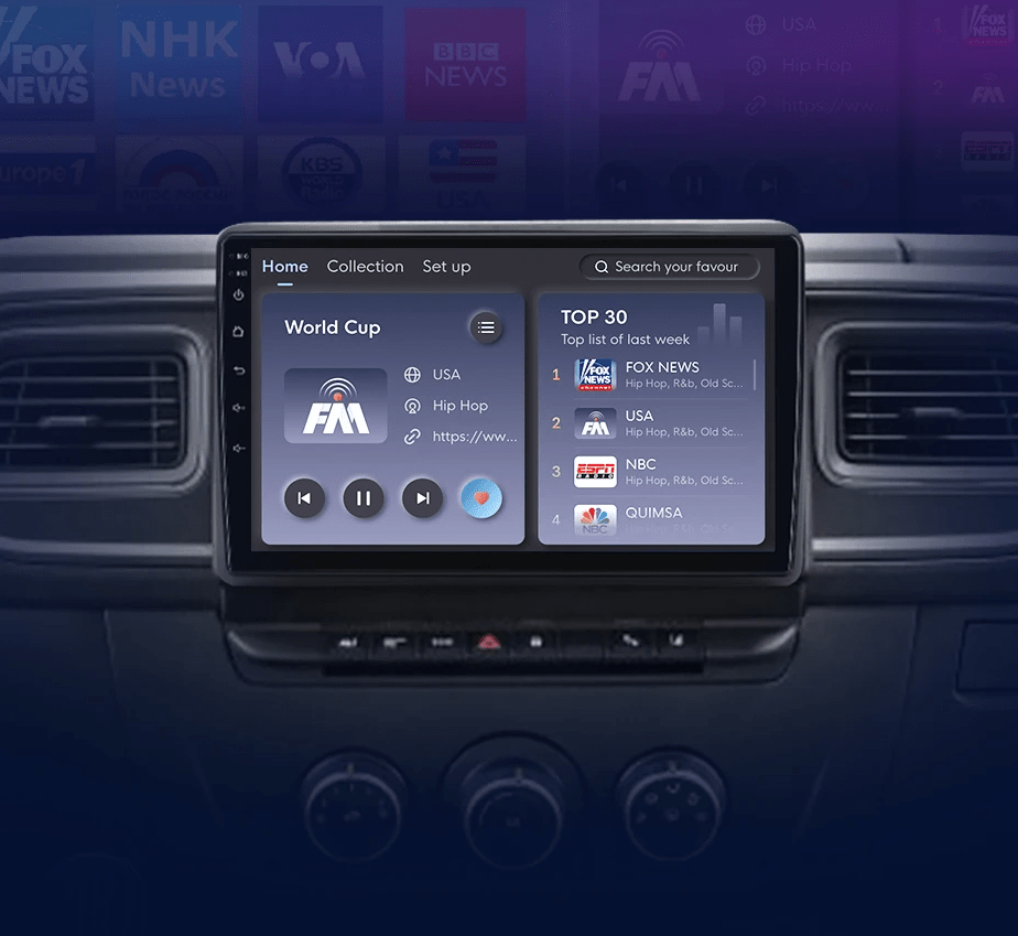 Radio do Renault Master, Nissan NV400 i Opel Movano 2009 - 2021 multimedialne 2 - DIN Android Auto - Multigenus