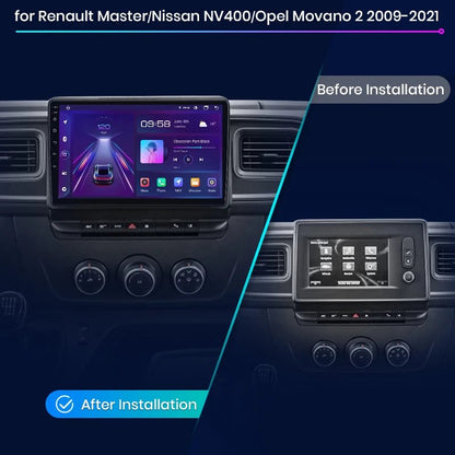 Radio do Renault Master, Nissan NV400 i Opel Movano 2009 - 2021 multimedialne 2 - DIN Android Auto - Multigenus