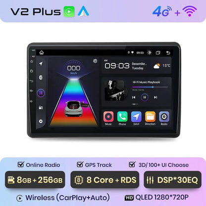 Radio do Renault Master, Nissan NV400 i Opel Movano 2009 - 2021 multimedialne 2 - DIN Android Auto - Multigenus