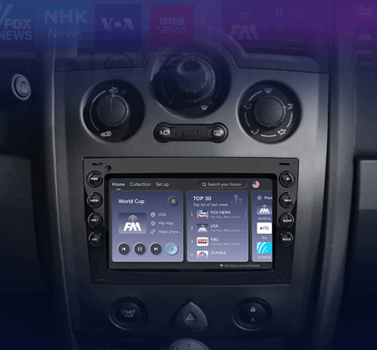 Radio do Renault Megane 2 od 2002 - 2009 CarPlay i Android Auto 2DIN Multimedia - 4G GPS - Multigenus