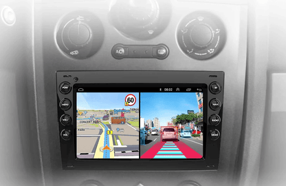 Radio do Renault Megane 2 od 2002 - 2009 CarPlay i Android Auto 2DIN Multimedia - 4G GPS - Multigenus