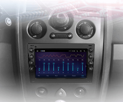 Radio do Renault Megane 2 od 2002 - 2009 CarPlay i Android Auto 2DIN Multimedia - 4G GPS - Multigenus