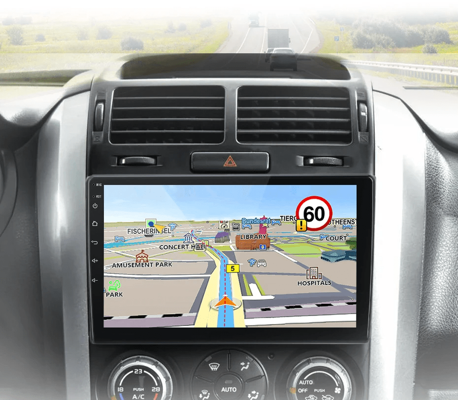 Radio do Suzuki Grand Vitara 2005 - 2015 z bezprzewodowym CarPlay i Android Auto - System multimedialny - Multigenus