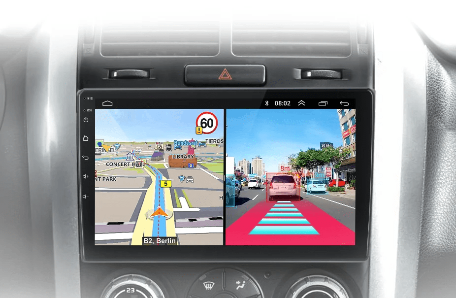 Radio do Suzuki Grand Vitara 2005 - 2015 z bezprzewodowym CarPlay i Android Auto - System multimedialny - Multigenus