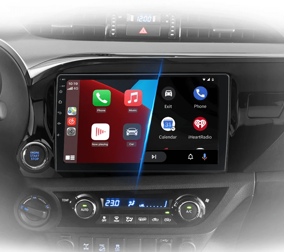 Radio do Toyota Hilux PickUp AN120 od 2015 - 2020 – Bezprzewodowe CarPlay i Android Auto - Multigenus