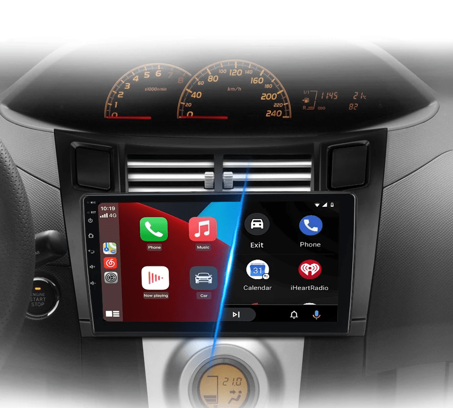 Radio do Toyota Yaris 2005 - 2012 | Bezprzewodowy CarPlay i Android Auto - Multigenus