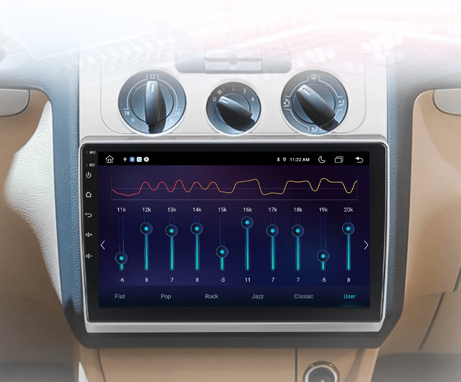 Radio do Volkswagen Touran 1 od 2003 - 2010 – Bezprzewodowe CarPlay i Android Auto - Multigenus