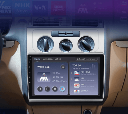 Radio do Volkswagen Touran 1 od 2003 - 2010 – Bezprzewodowe CarPlay i Android Auto - Multigenus