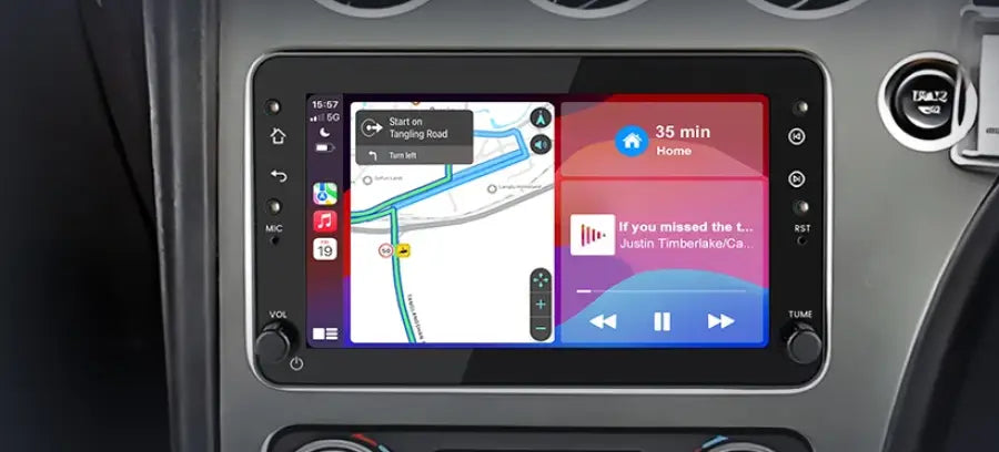 Radio nawigacja Alfa Romeo 159 Brera Spider Sportwagon Carplay Android Auto - Radioodtwarzacz z systemem operacyjnym
