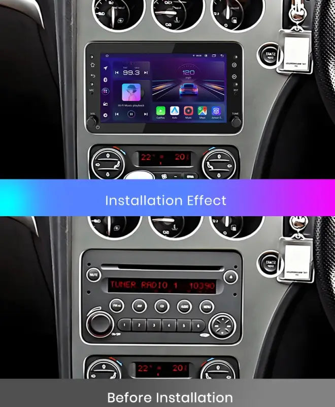 Radio nawigacja Alfa Romeo 159 Brera Spider Sportwagon Carplay Android Auto - Radioodtwarzacz z systemem operacyjnym