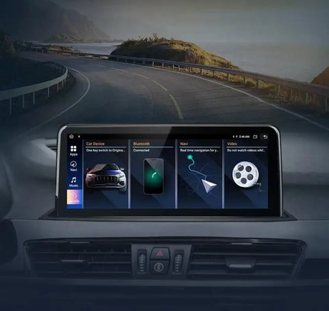 Radio nawigacja BMW X1 F48 Android Auto CarPlay - Multigenus