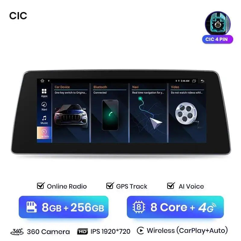 Radio nawigacja BMW X3 F25 X4 F26 2013-2017 CarPlay Android Auto - Multigenus