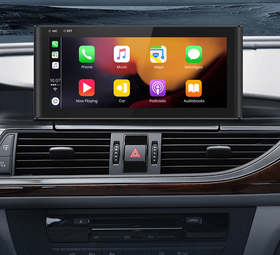 Radio nawigacja dla Audi A6 A6L A7 od 2012 - 2019 GPS i Bezprzewodowym CarPlay Android Auto – 1920x720P, 4G - Multigenus