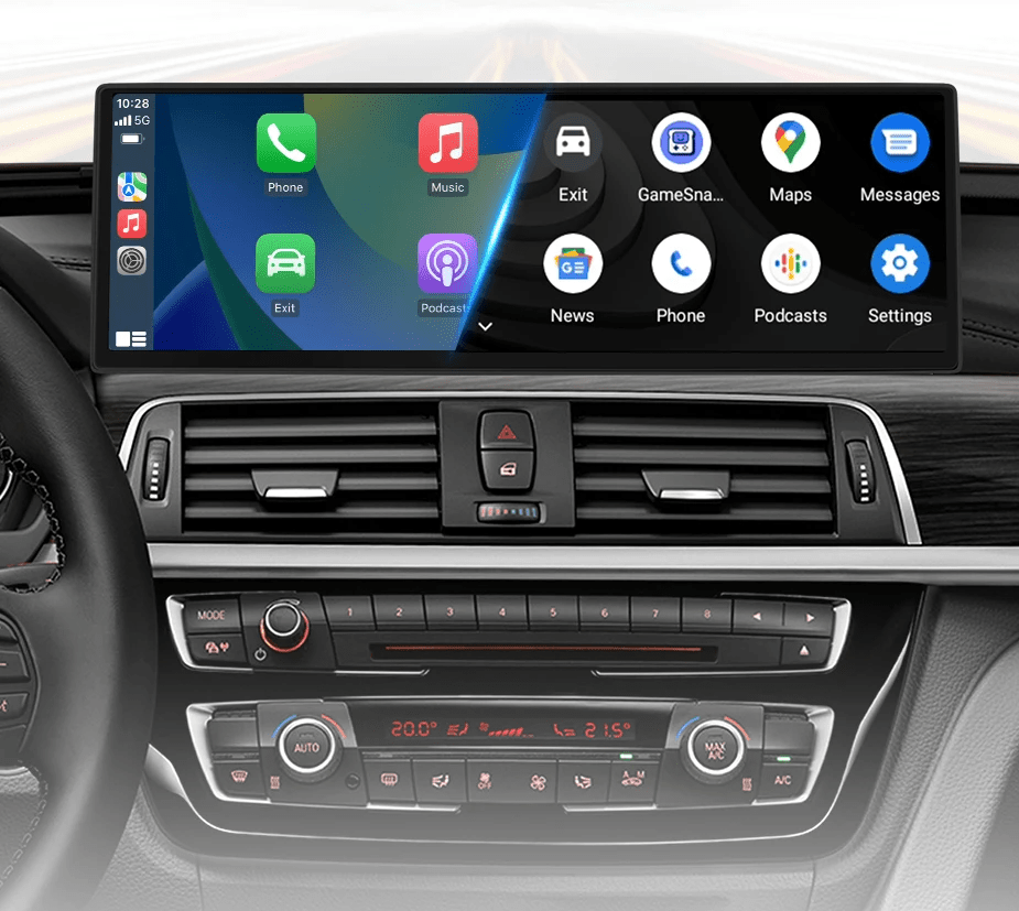 Radio Nawigacja do BMW f30 F31 i f32 f33 f34 od 2013 - 2019 - 14,9 cala, Bezprzewodowe CarPlay i Android Auto - Multigenus