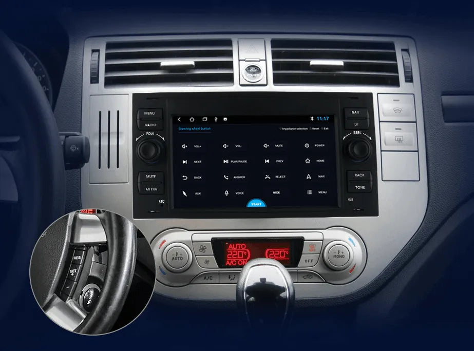 Radio nawigacja Ford Focus C-Max Mondeo Kuga Galaxy Android Carplay - Multigenus