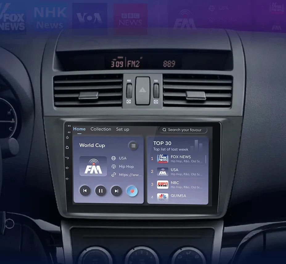 Radio nawigacja Mazda 6 GH 2007 - 2012 Carplay Android Auto - Multigenus