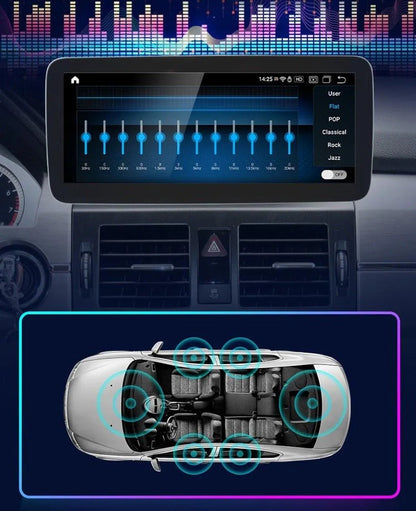 Radio nawigacja Mercedes Benz GLK 250 GLK 280 GLK 300 od 2008-2015 Android Auto CarPlay - Multigenus