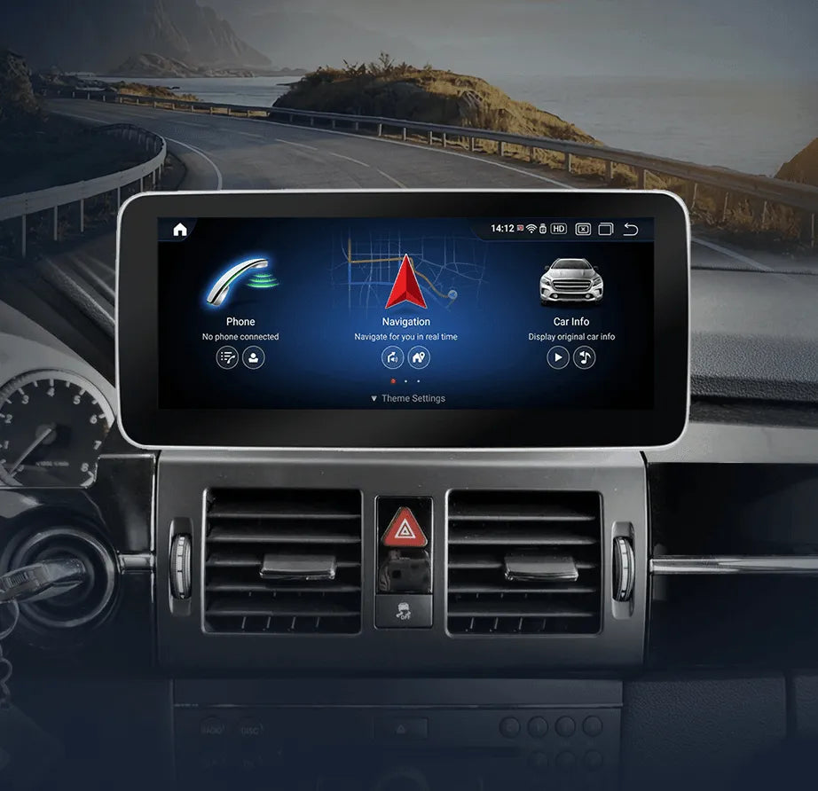 Radio nawigacja Mercedes Benz GLK 250 GLK 280 GLK 300 od 2008-2015 Android Auto CarPlay - Multigenus