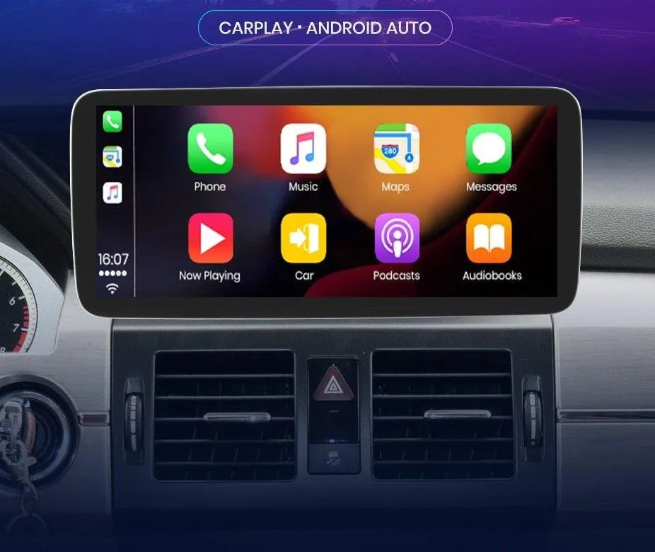 Radio nawigacja Mercedes Benz GLK 250 GLK 280 GLK 300 od 2008-2015 Android Auto CarPlay - Multigenus