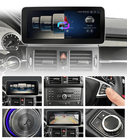 Radio nawigacja Mercedes Benz GLK 250 GLK 280 GLK 300 od 2008-2015 Android Auto CarPlay - Multigenus