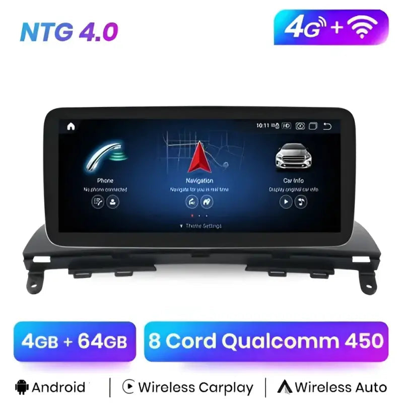 Radio nawigacja Mercedes C Klasa W204 S205 C204 2011 2012 2013-2018 CarPlay GPS - Multigenus