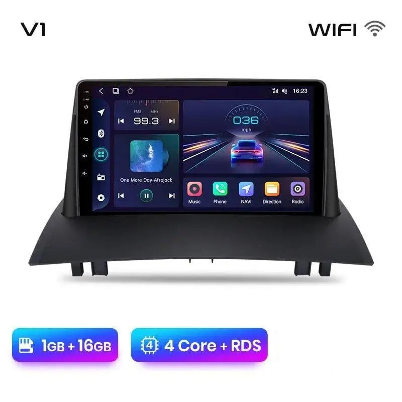 UGAR Compatibile per Renault Megane II 2002-2009 7 pollici Android 13 DSP 4GB+64GB DAB+ Autoradio HD Full Touch Screen Navigazione GPS UGAR Compatibile per Renault Megane II 2002-2009 7 pollici Android 13 DSP 4GB+64GB DAB+ Autoradio HD Full Touch Screen Navigazione GPS