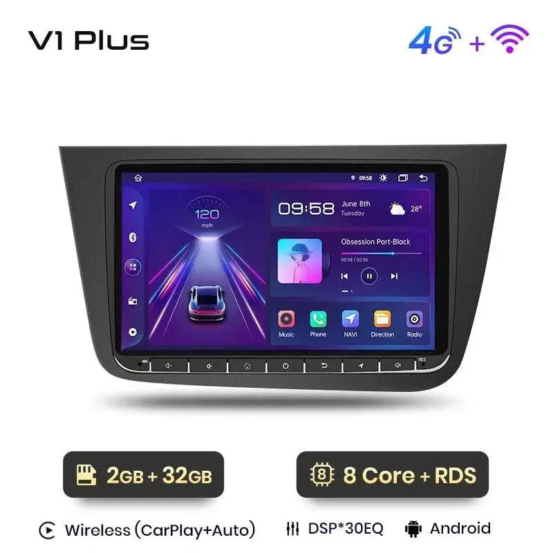 Radio nawigacja Seat Altea XL 2004 - 2015 Toledo 2004 - 2009 Carplay Android Auto - Multigenus