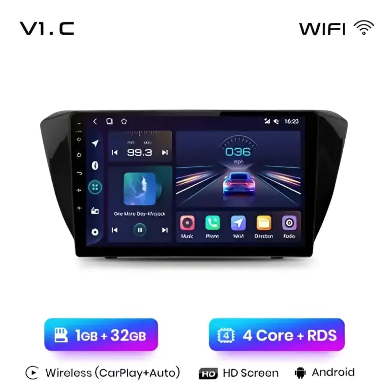 Radio nawigacja Skoda Superb 3 2015-2019 CarPlay Android Auto - Multigenus