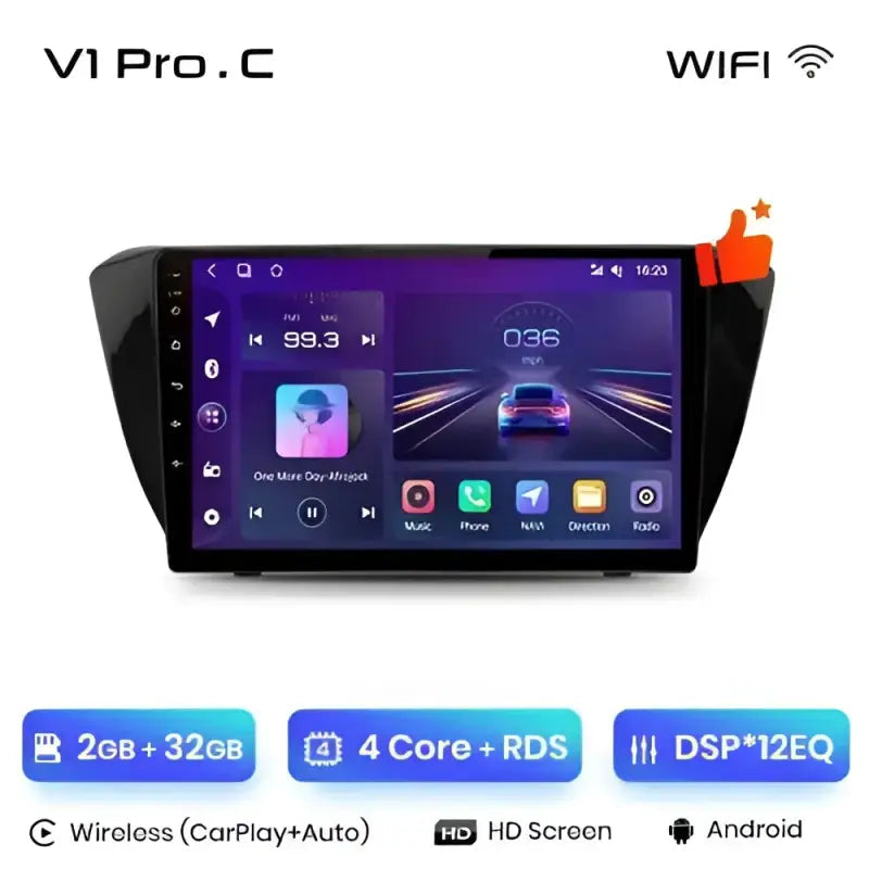 Radio nawigacja Skoda Superb 3 2015-2019 CarPlay Android Auto - Multigenus