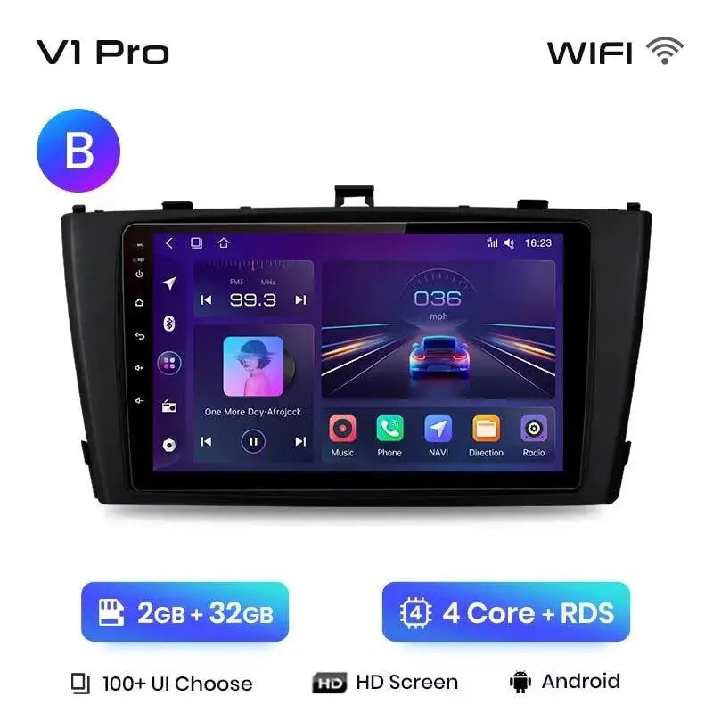 2G+64G Wireless Carplay Android Autoradio per Toyota Avensis 3 T27 2008-2015 9 Pollici Autoradio 2 Din con Android Auto GPS Navi WiFi Mirror Link Bluetooth FM/RDS EQ/USB/SWC Telecamera Posteriore 2G+64G Wireless Carplay Android Autoradio per Toyota Avensis 3 T27 2008-2015 9 Pollici Autoradio 2 Din con Android Auto GPS Navi WiFi Mirror Link Bluetooth FM/RDS EQ/USB/SWC Telecamera Posteriore